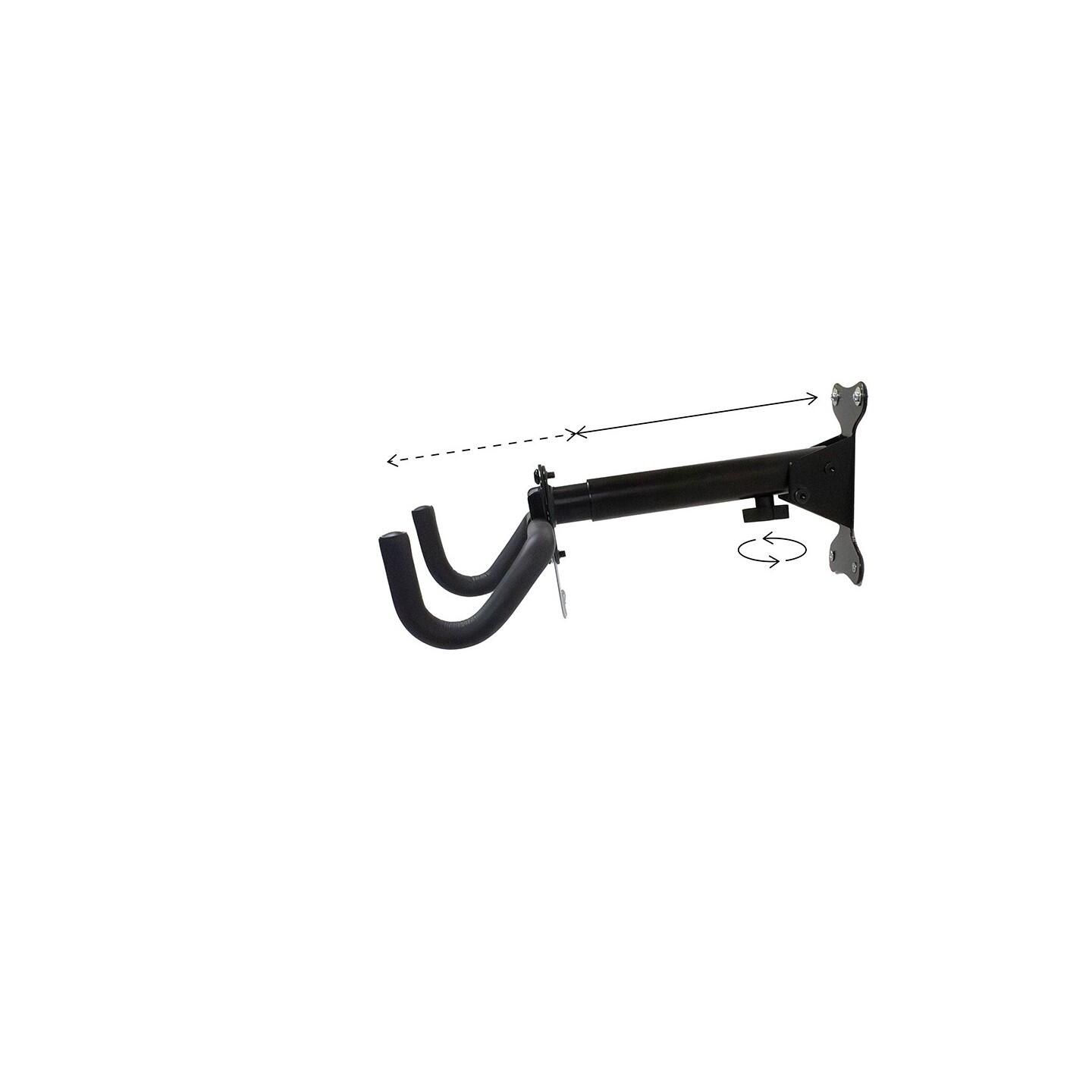 Support vélo mural Velock en métal noir 46 x 26 x 15 cm 6/7