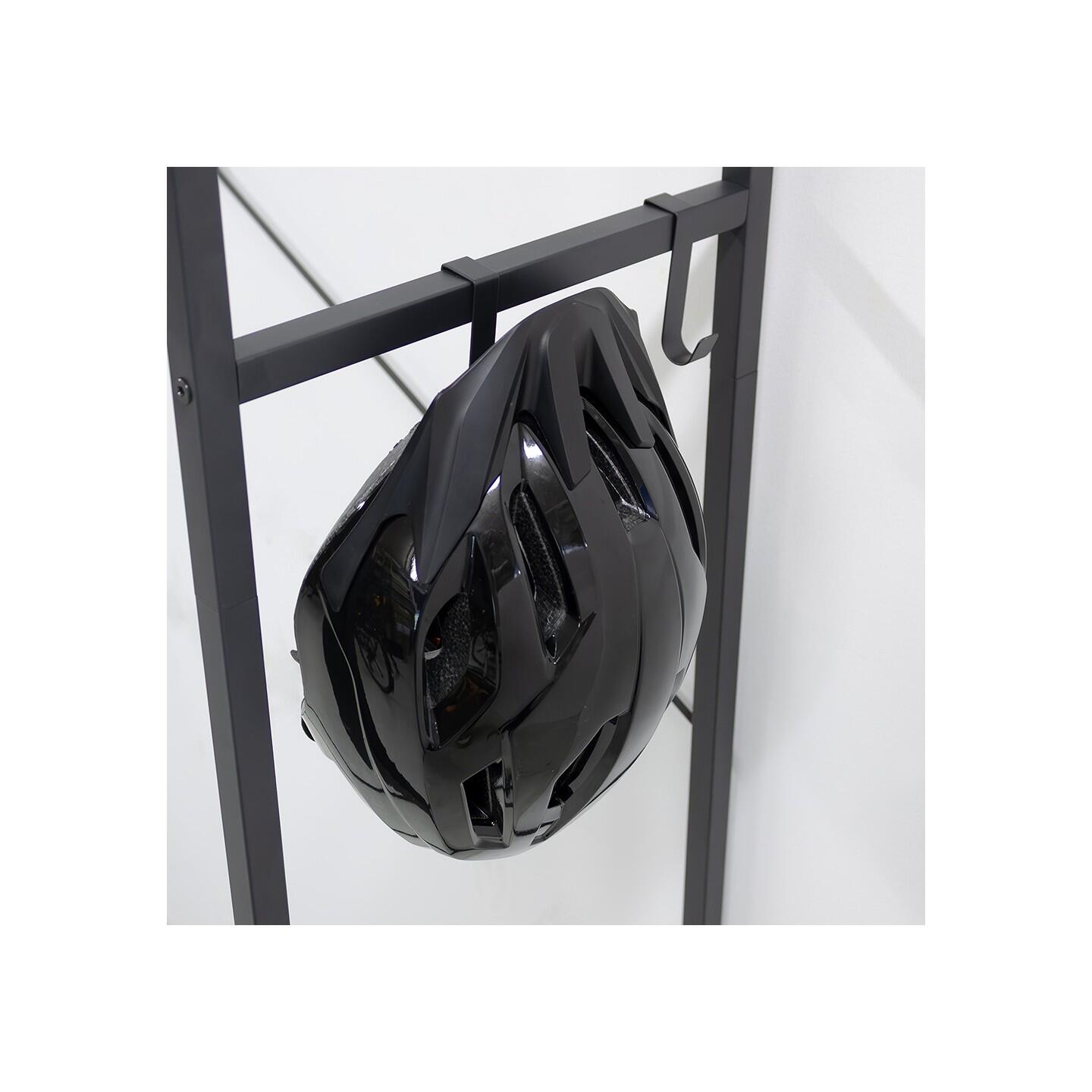 Porte-vélos Koro en métal noir 116,5 x 75 x 208 cm 6/7