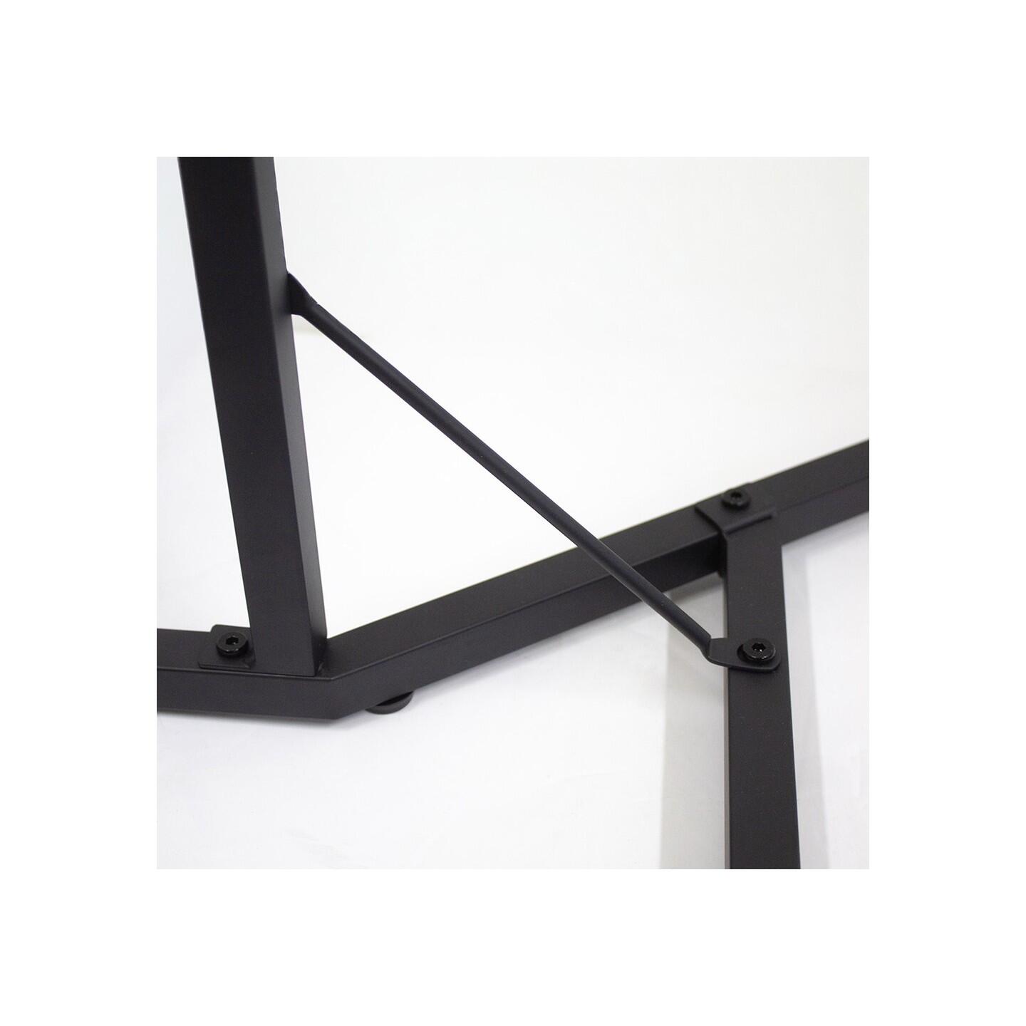Porte-vélos Vertika en métal noir 80 x 57,5 x 194,5 cm 7/7