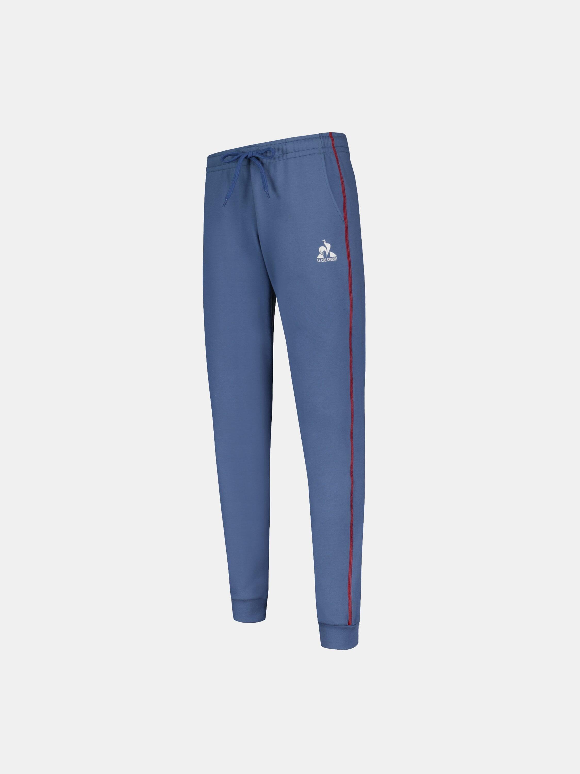 Pantalon en molleton léger avec bandes côtés contrastées Tricolores 3/3