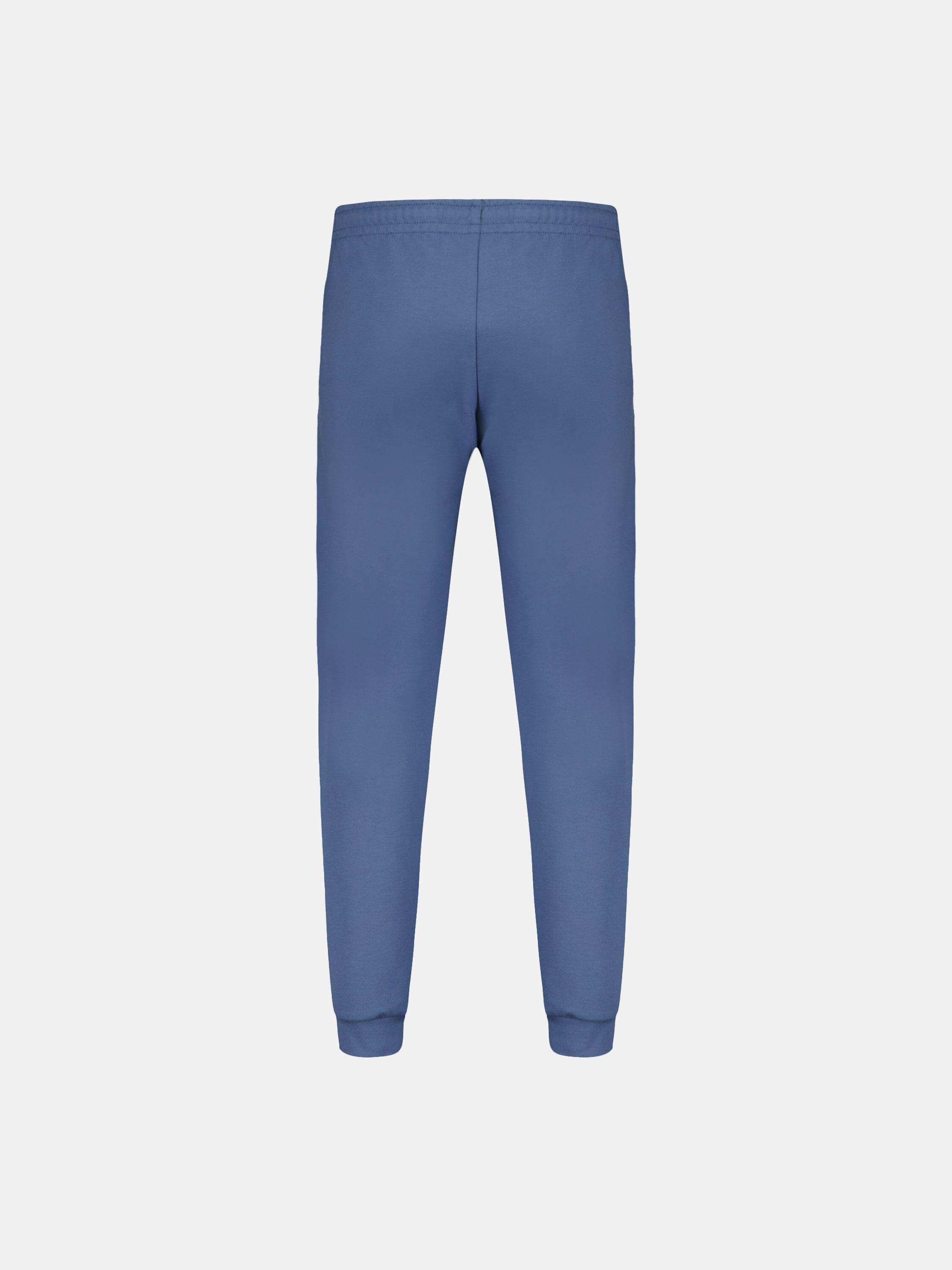 Pantalon en molleton léger avec bandes côtés contrastées Tricolores 2/3