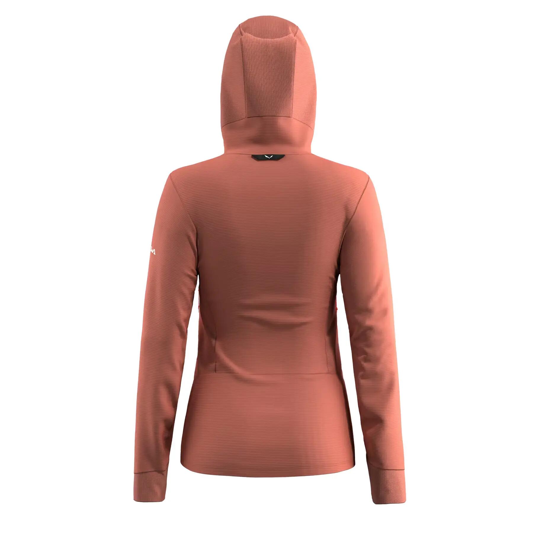 Chaqueta con capucha de forro polar mujer Salewa Agner 2/2