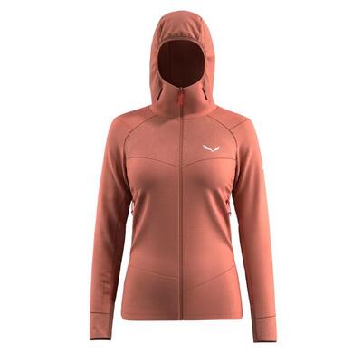Giacca con cappuccio in pile da donna Salewa Agner