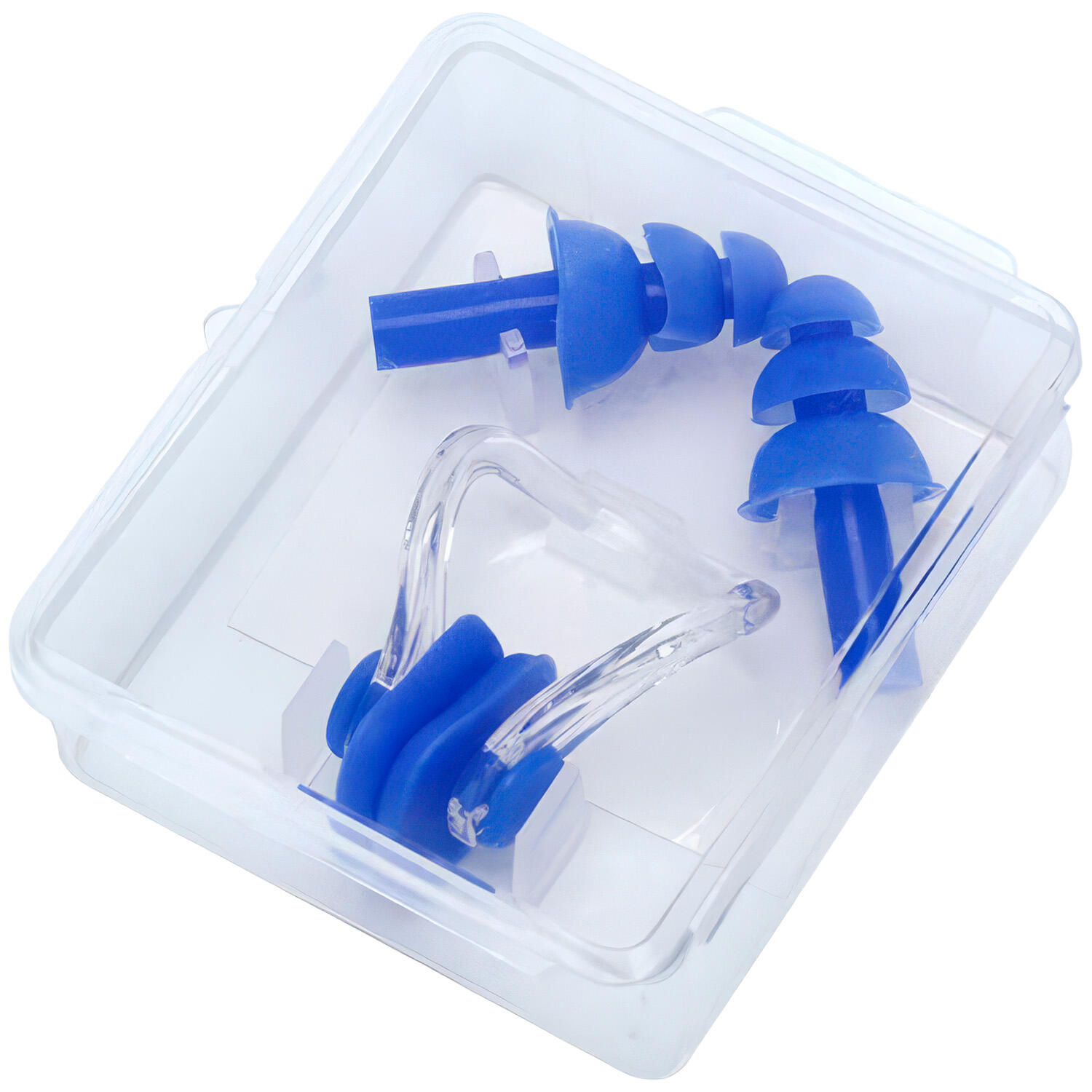 Set Pinza Y Tapones Natación Ergo Azul 2/2