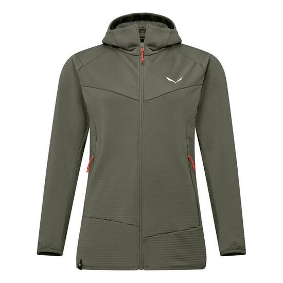 Veste de randonnée à capuche zippée femme Salewa Puez Altavia