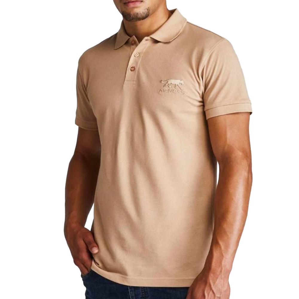 Men's Airness Predator Beige Polo Shirt