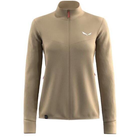 Veste de randonnée full zip femme Salewa Puez Waffle Hyb Pl