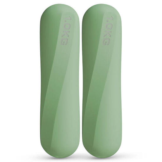 Pilates Dumbbells 1 kg Siliconen – Haltersetje voor Pilates en Yoga