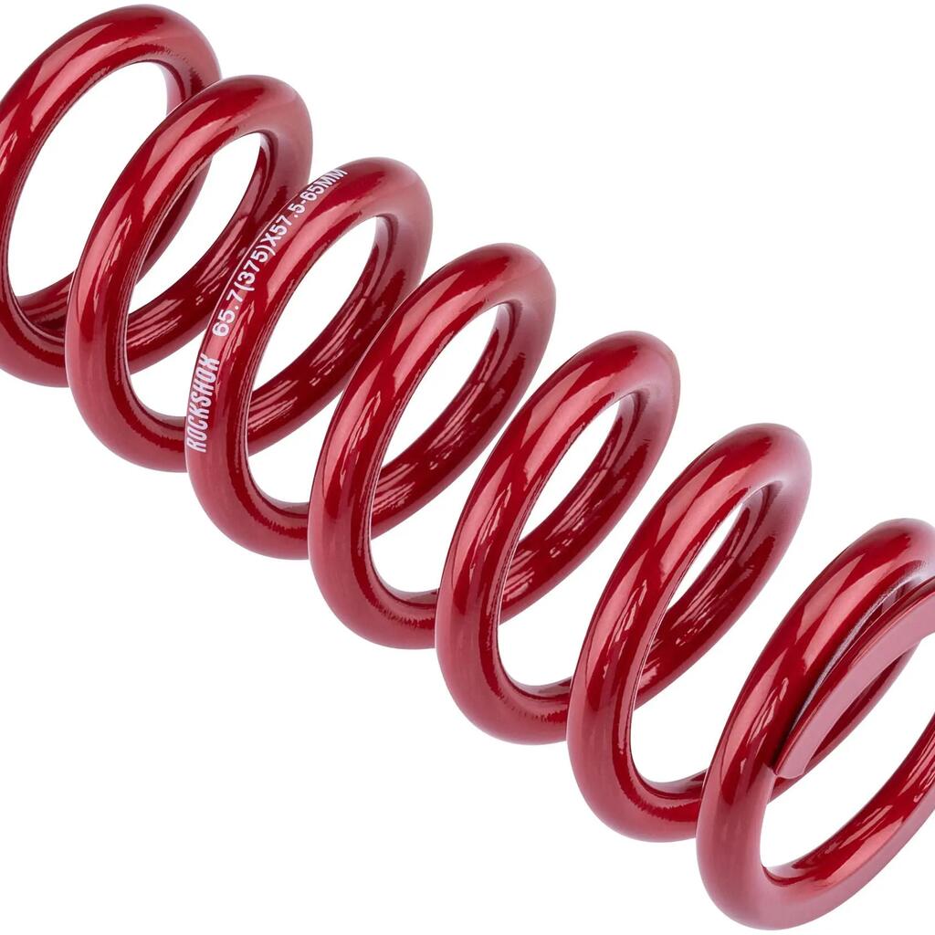 ROCKSHOX coil spring 57.5-65 mm 151 mm 375 lb Electric Red