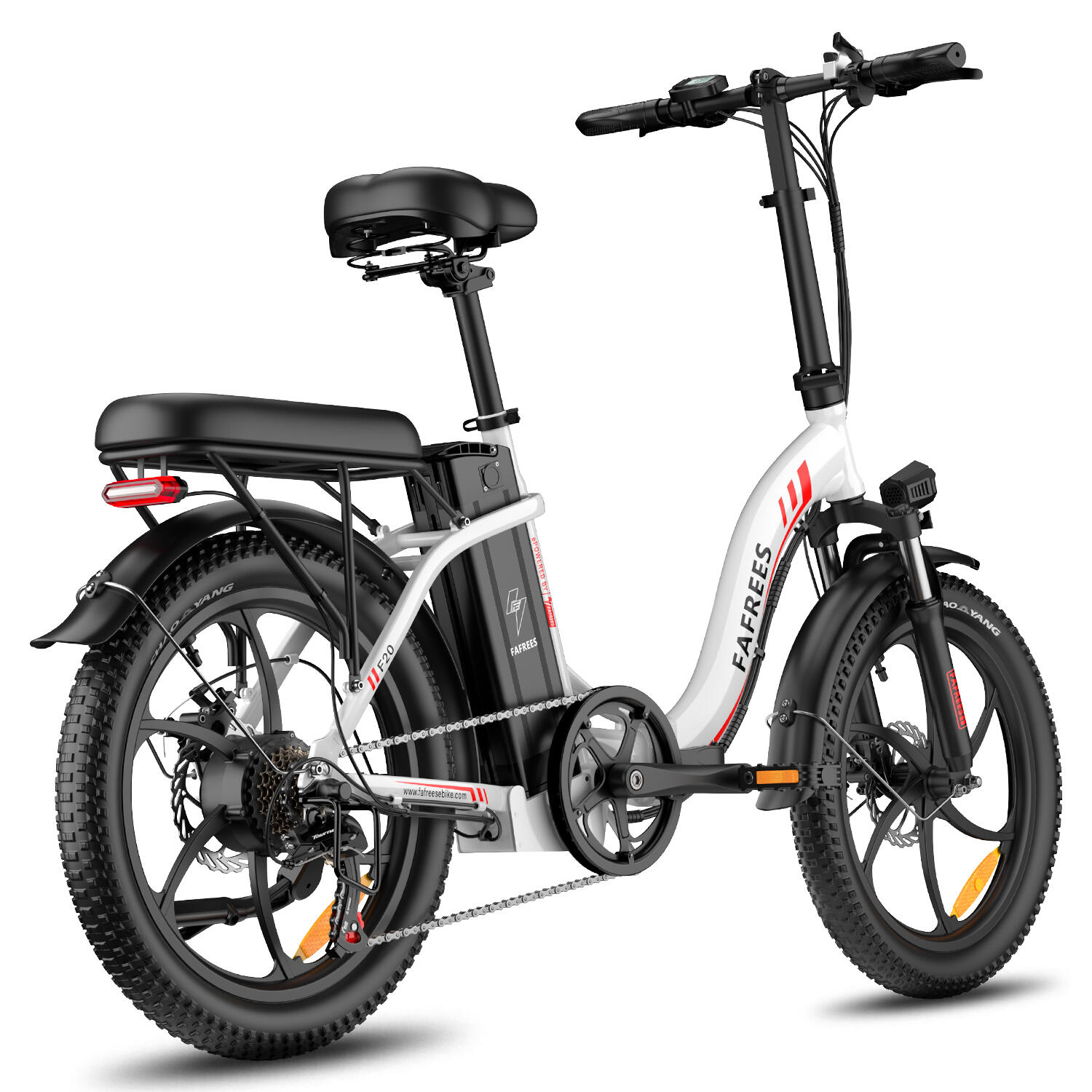 FAFREES F20 Kompaktes E-Bike mit 250-W-Motor und 36-V-18-Ah-Akku 4/7