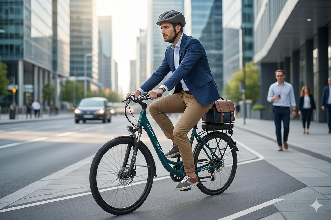 Citybike DENVER E8000 PLUS dunkelgrün 3/5