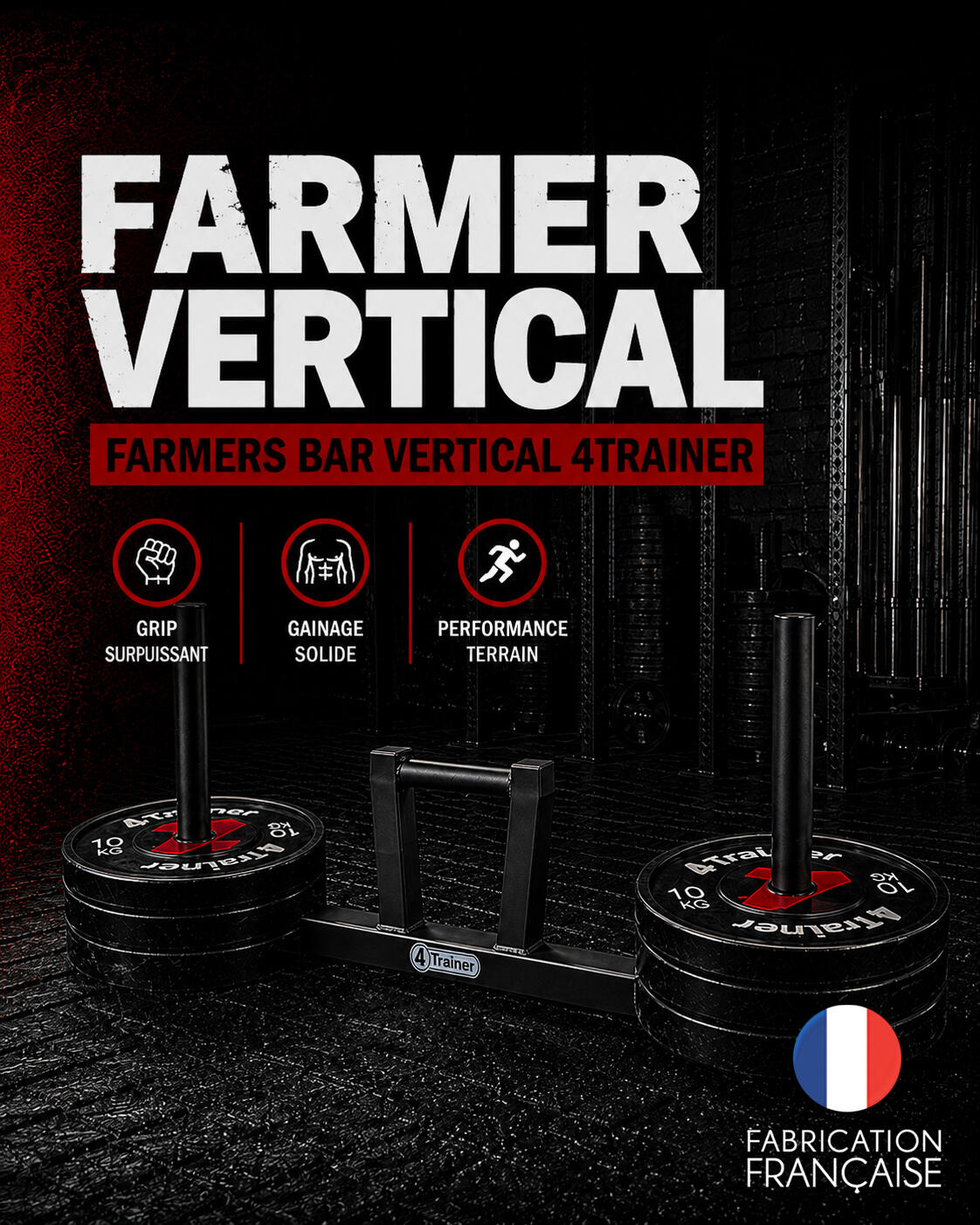 BARRES STRONG FARMER - Paire - 4TRAINER 2/7