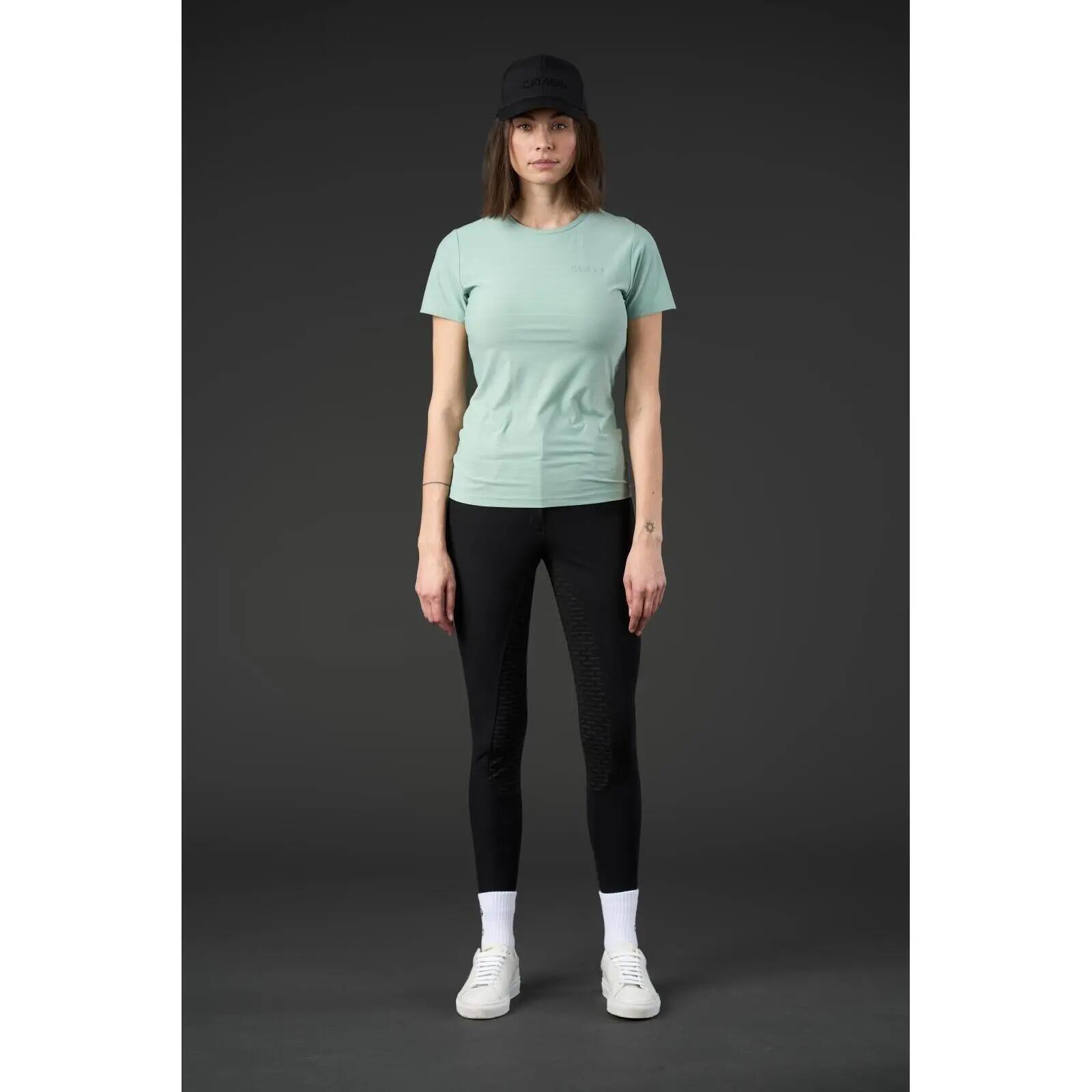 Camiseta de equitación mujer Catago Tina 4/5