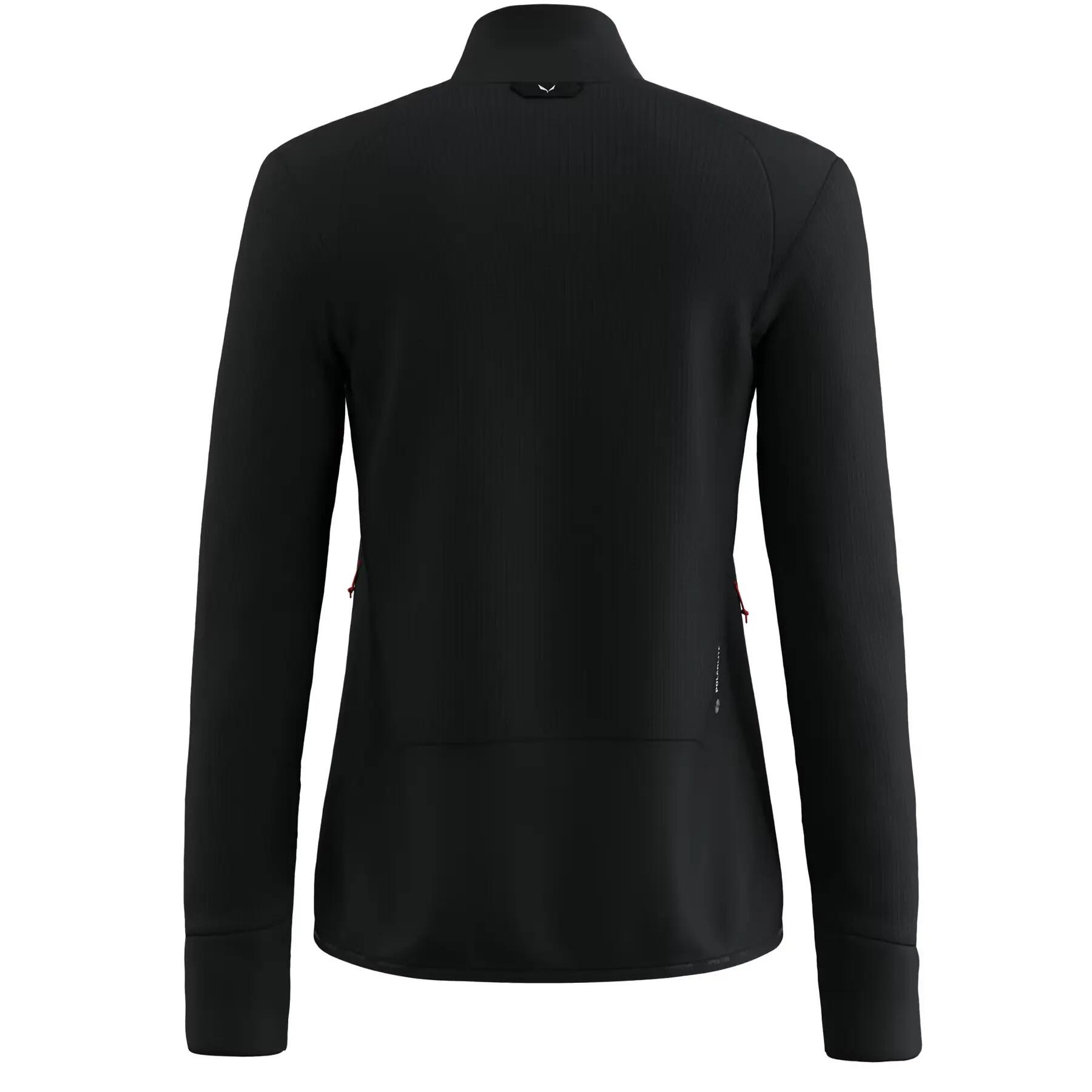 Chaqueta de senderismo con cremallera completa para mujer Salewa Puez Waffle Hyb 2/5