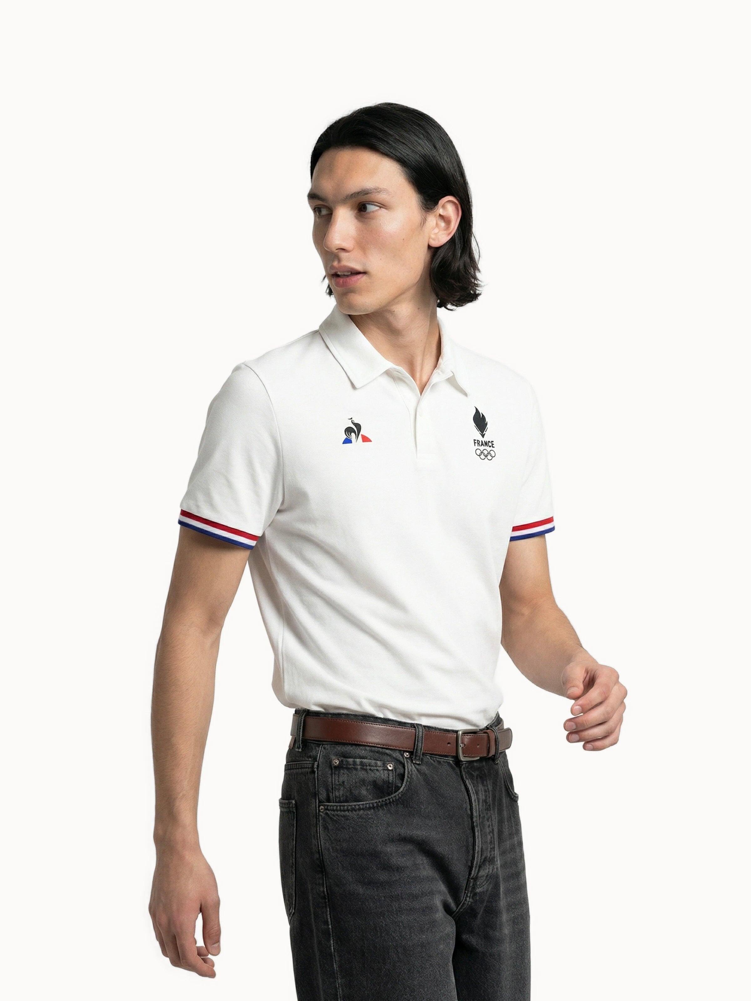 Polo Équipe de France Olympique en jersey Jeux Olympiques AUTRES COMPETITIONS 1/4