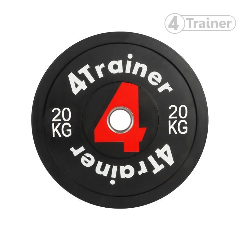PACK BUMPER PLATES 100KG - Disques Olympiques 50mm - 4 Paires (5, 10, 15, 20 kg) 6/7