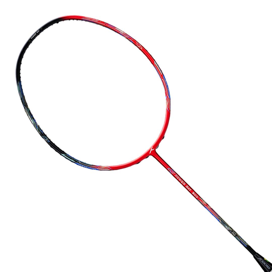 Badmintonschläger - Power Ray 900, besaitet, Schwarz/Rot 2/6