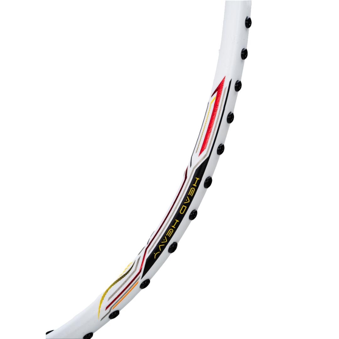 Unbespannt Badmintonschläger - Power Ray 900, Dunkelgrau/Weiß 5/7