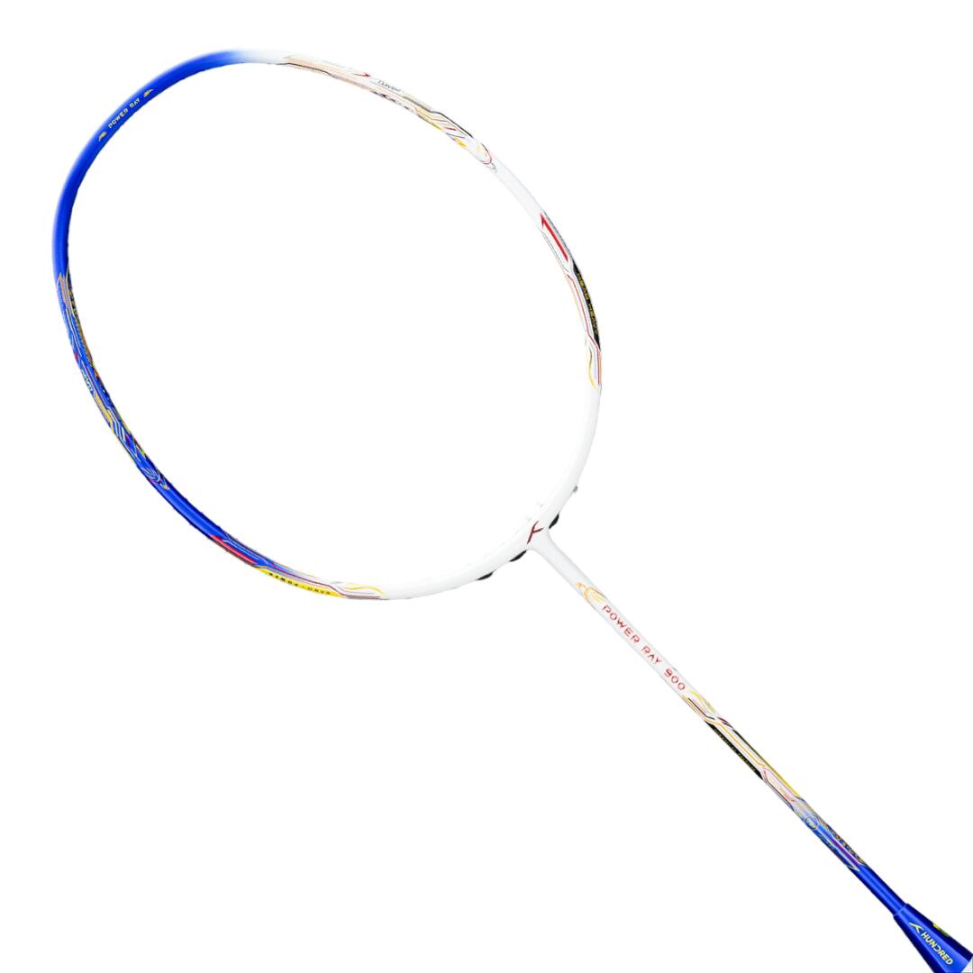 Badmintonschläger - Power Ray 900, besaitet, Weiß/Königsblau 2/7