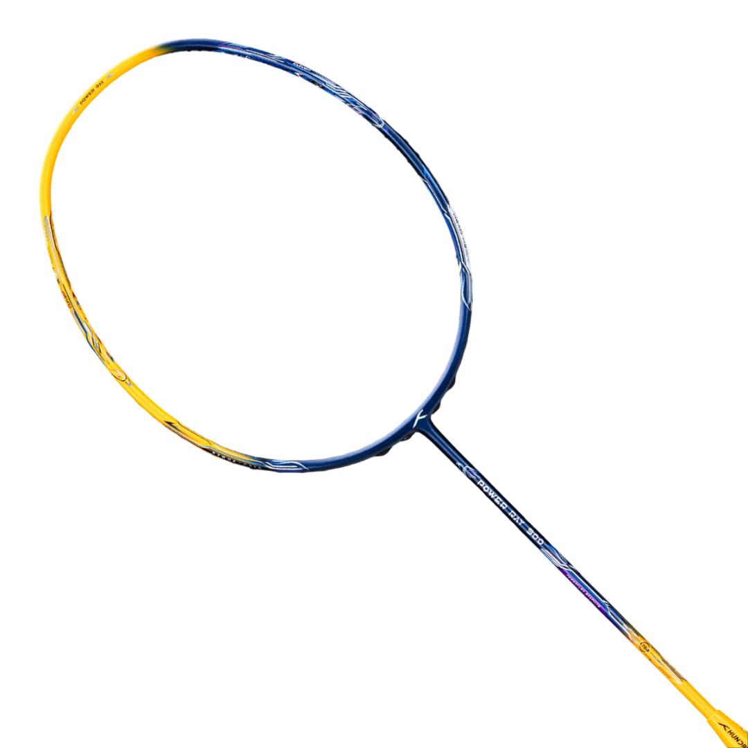 Badmintonschläger - Power Ray 900, besaitet, Marineblau/Dunkelgelb 2/6