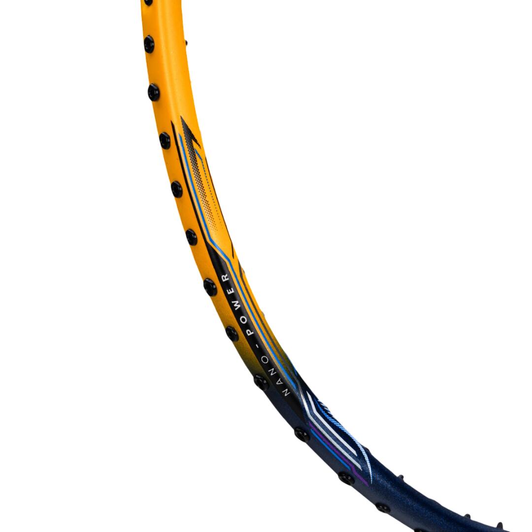 Badmintonschläger - Power Ray 900, besaitet, Marineblau/Dunkelgelb 5/6