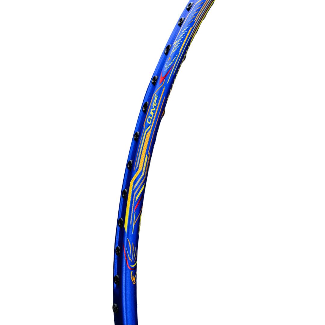 Unbespannt Badmintonschläger - Power Ray 900, Dunkelgrau/Weiß 7/7