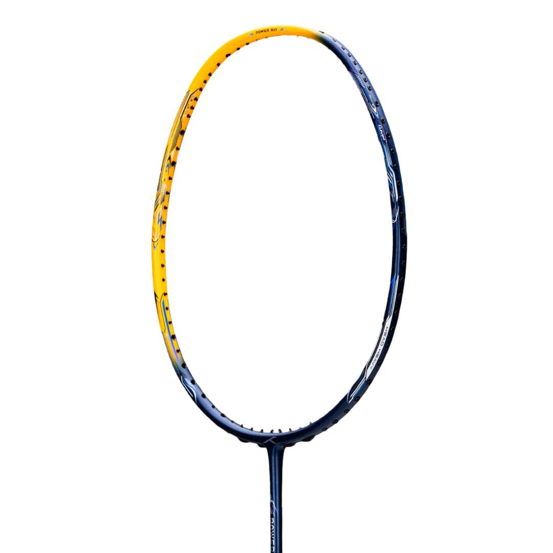 Badmintonschläger - Power Ray 900, besaitet, Marineblau/Dunkelgelb 6/6