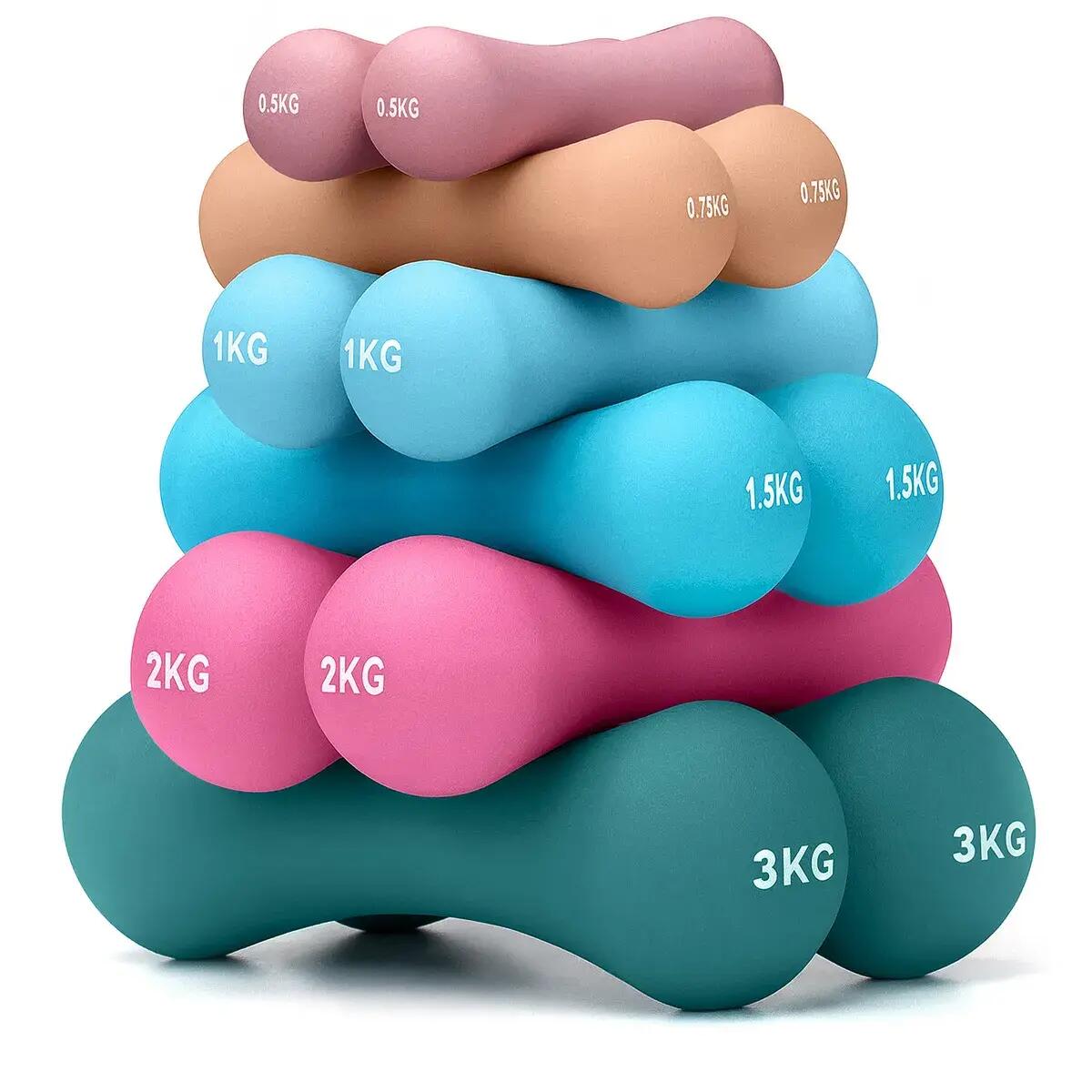 Gantera aerobic din neopren 0.5-5kk 2/2