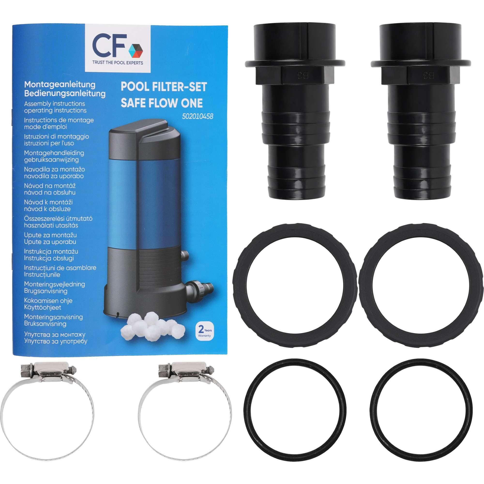 Pool Filter Set Safe Flow One 6m³/h 40W, inklusive Filterbälle 7/7