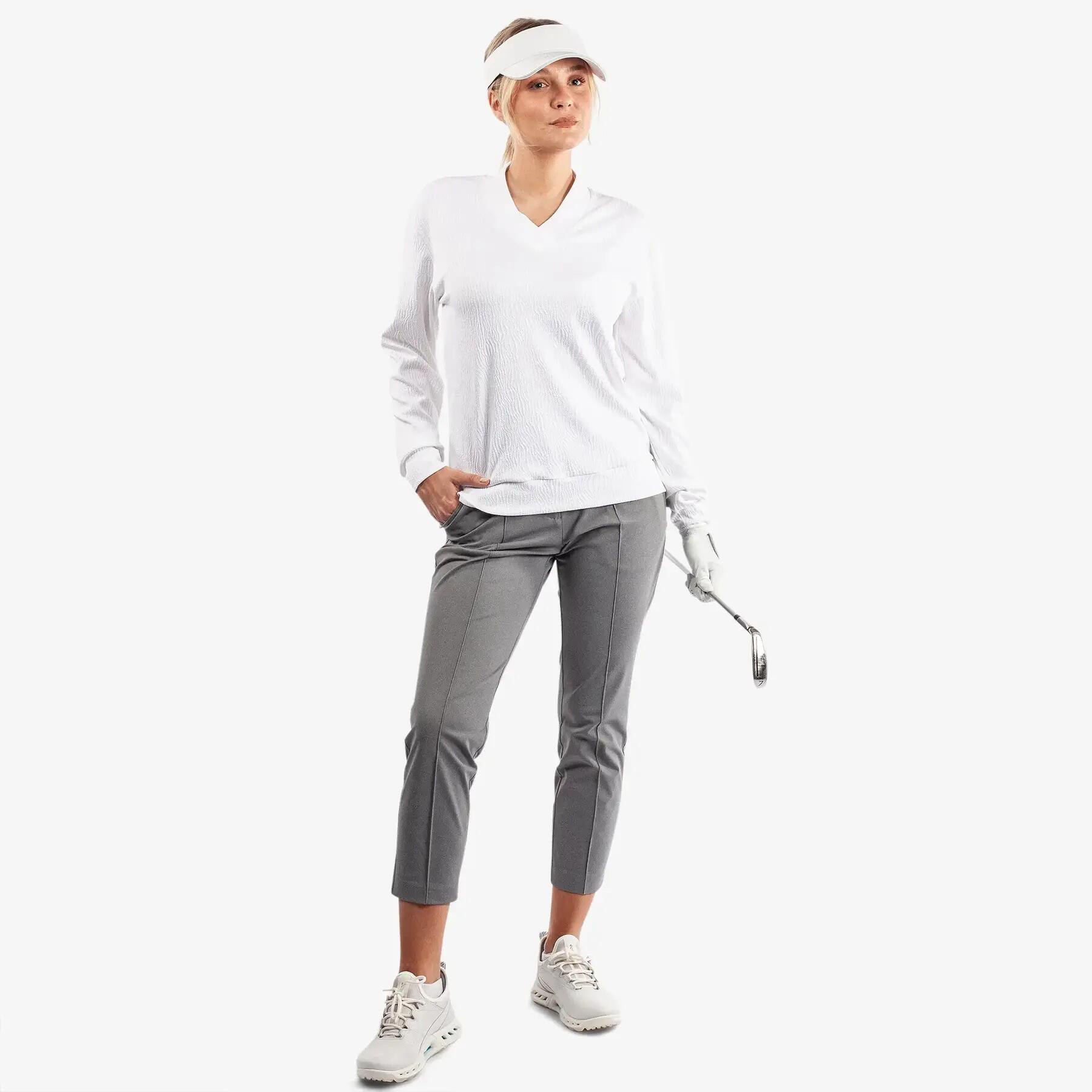 Damen V-Ausschnitt Pulli Galvin Green Donya 3/7