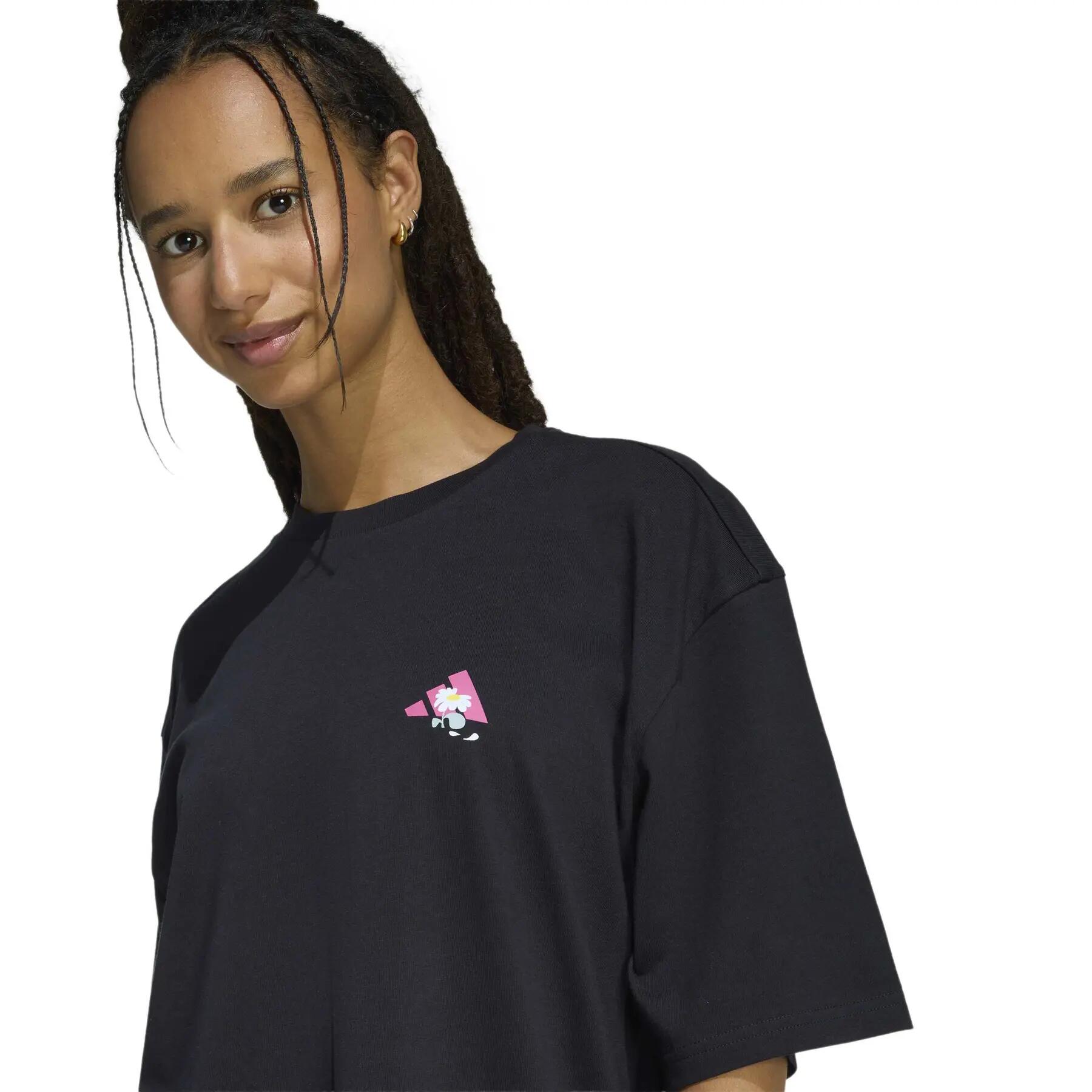 Dames-T-shirt oversized adidas Soft Side 5/6