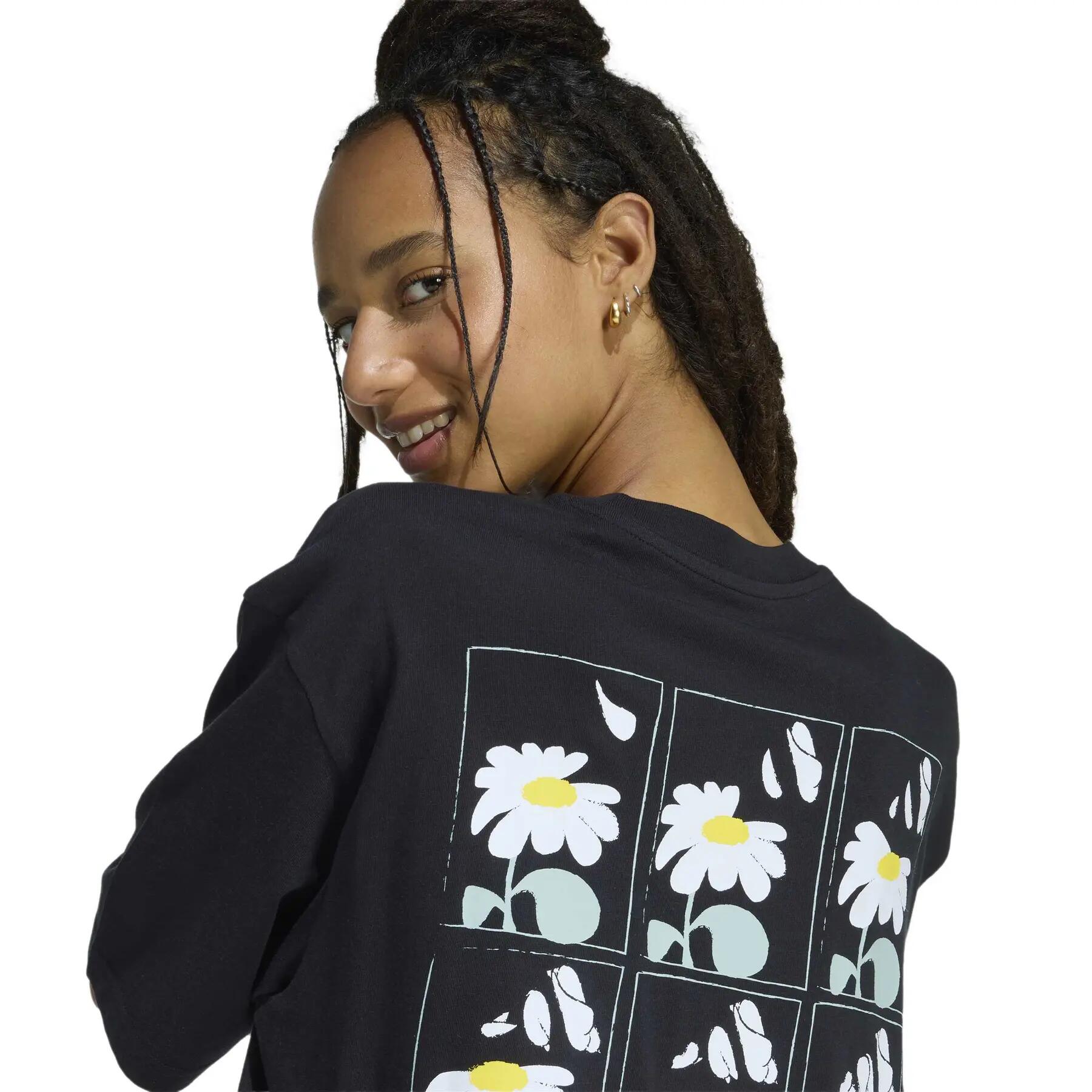 Dames-T-shirt oversized adidas Soft Side 6/6