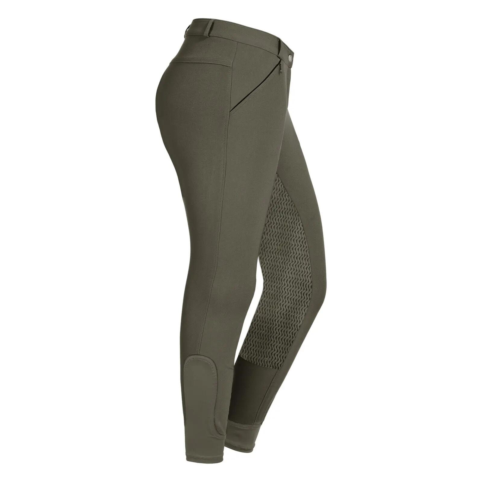 Pantalón de equitación con agarre total para mujer ELT Dahlia Silikon 3/4