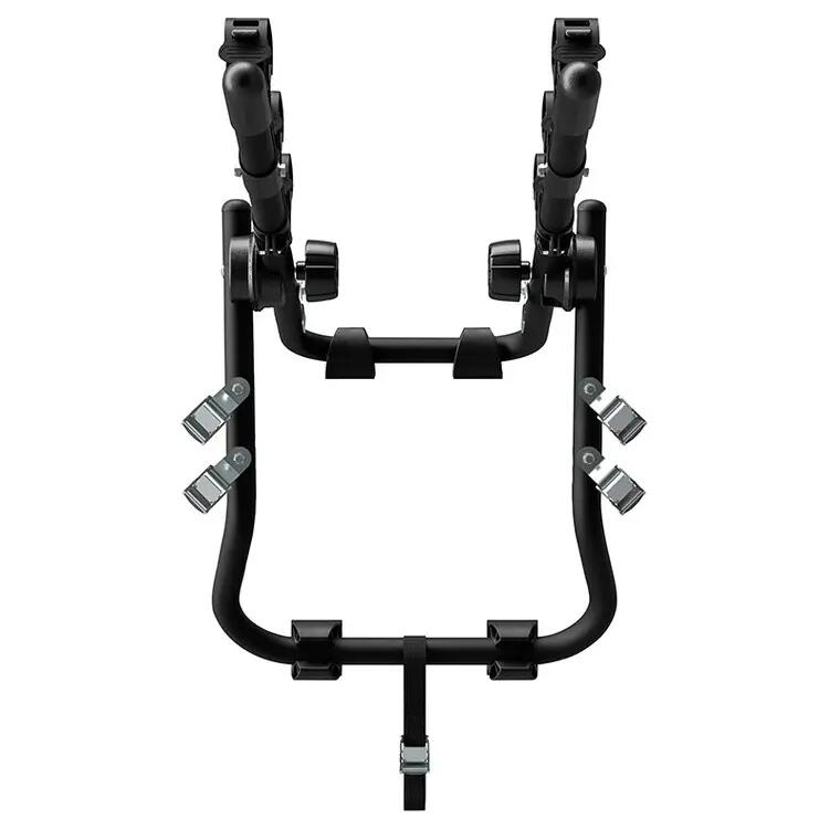Portabicicletas para 3 bicicletas con espacio de almacenamiento envuelto en pelí 3/5