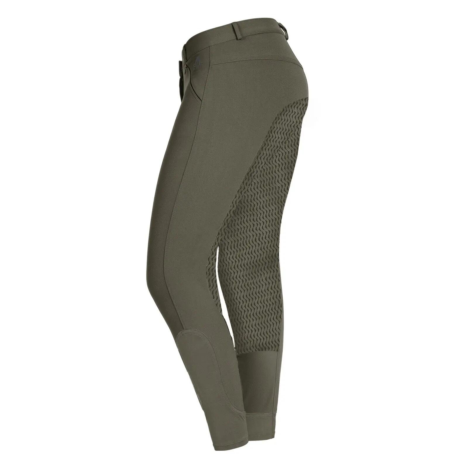 Pantalón de equitación con agarre total para mujer ELT Dahlia Silikon 4/4