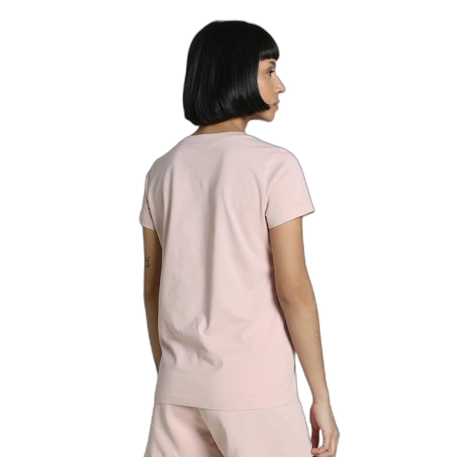 ESS ELEVATED T-shirt voor dames PUMA Rose Quartz Pink 7/8