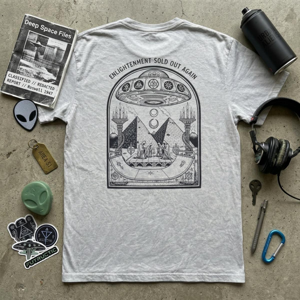 Camiseta Ghettoblaster Alien Ramp plateada 1/7