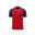 Tricou Sport Givova Pixel Roșu/Albastru XL - Confort și Stil