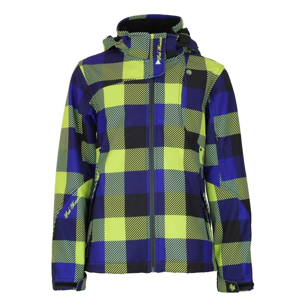 Printed softshell jacket for girls Peak Mountain Gaveny