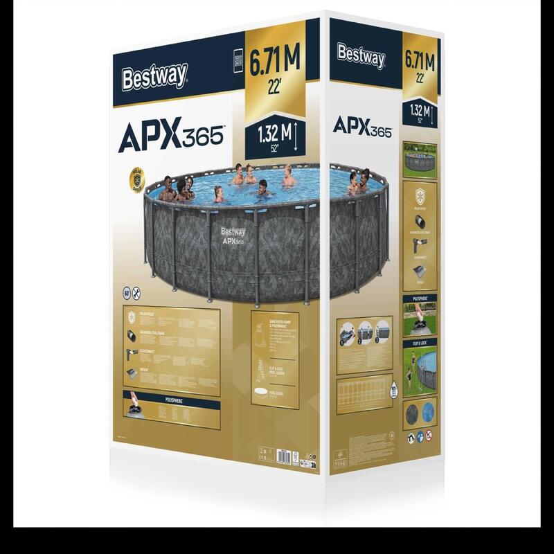 Bestway® APX 365™ 561JZ Çember Prefabrik Havuz 6,71 m x 1,32 m
