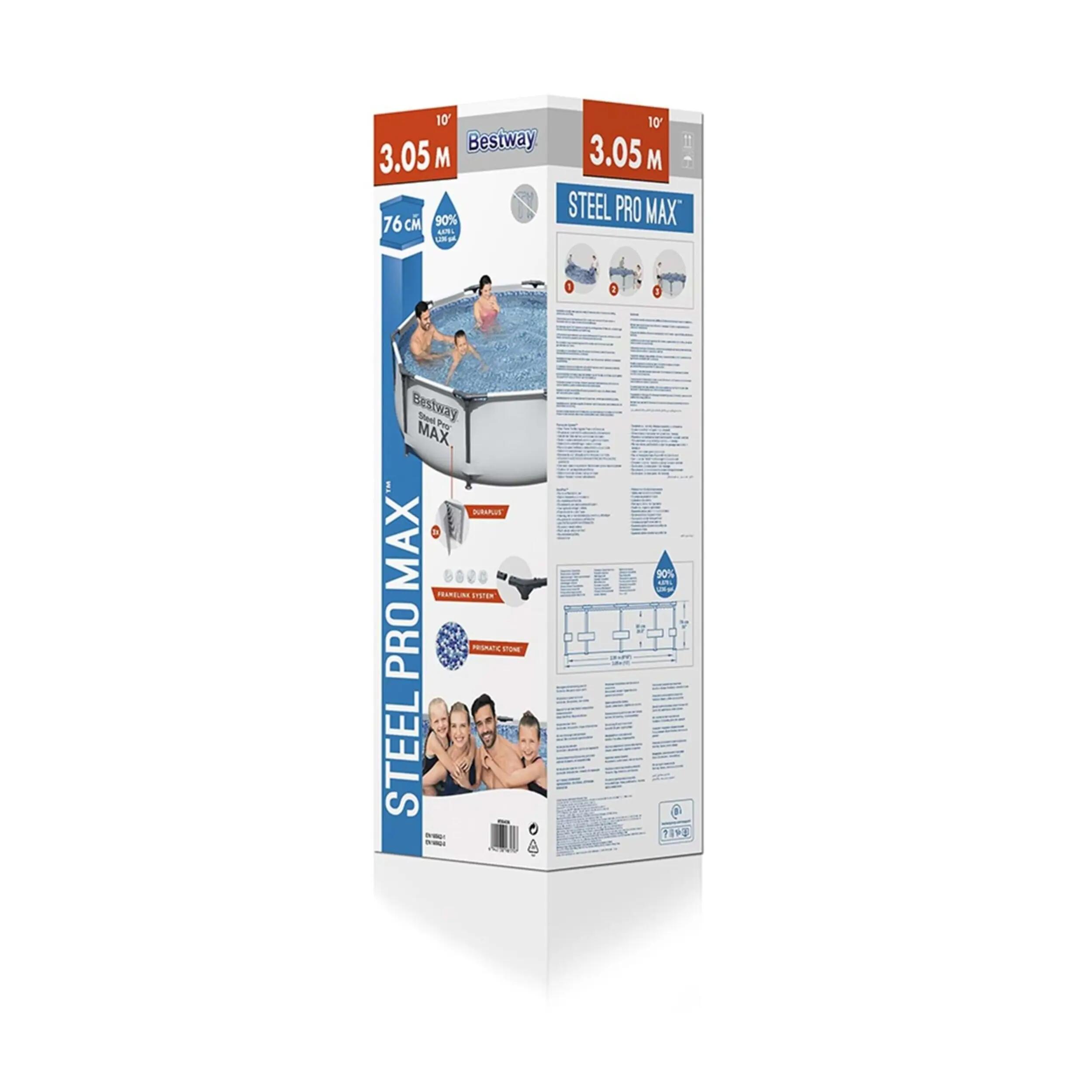 Bestway Gölgelikli Prefabrik Havuz Seti 305x76cm BW552 56406 4/7