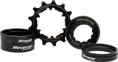 Reverse single speed kit (voor shimano micro spline naafhuis) zwart