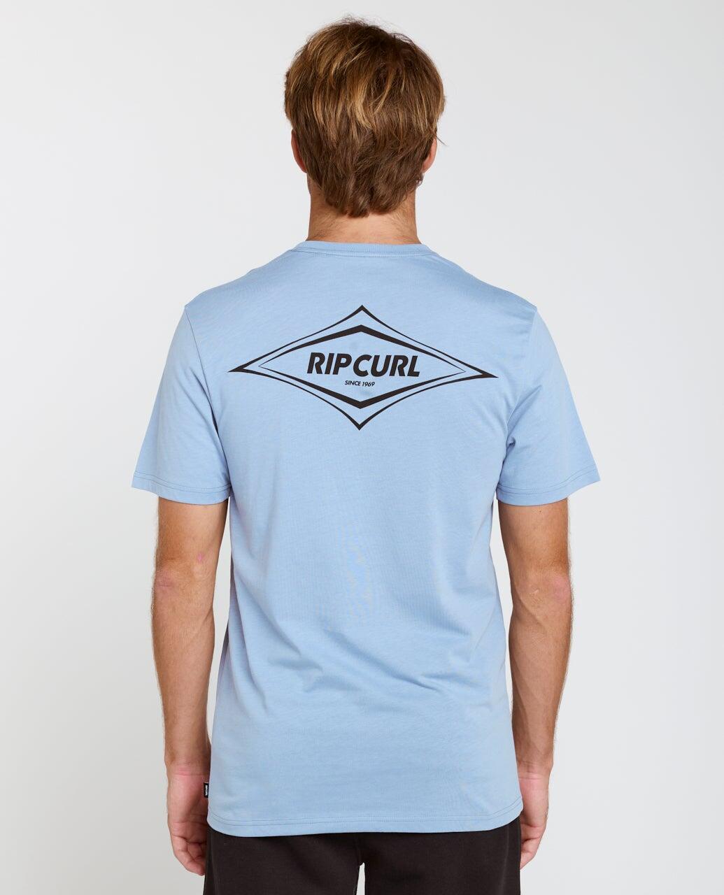 T-shirt Uomo Streamline Diamond Standard Tee - Faded Denim 3/7