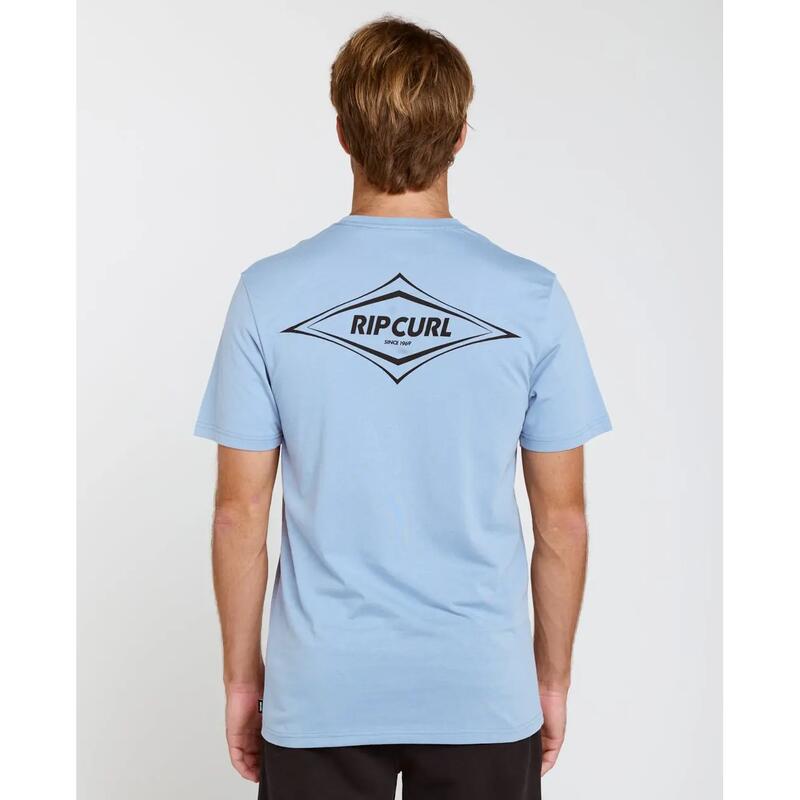 Rip Curl Streamline Diamond TEE - Faded Denim