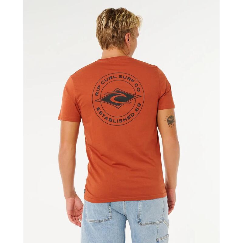Rip Curl Staple TEE - Baked Clay