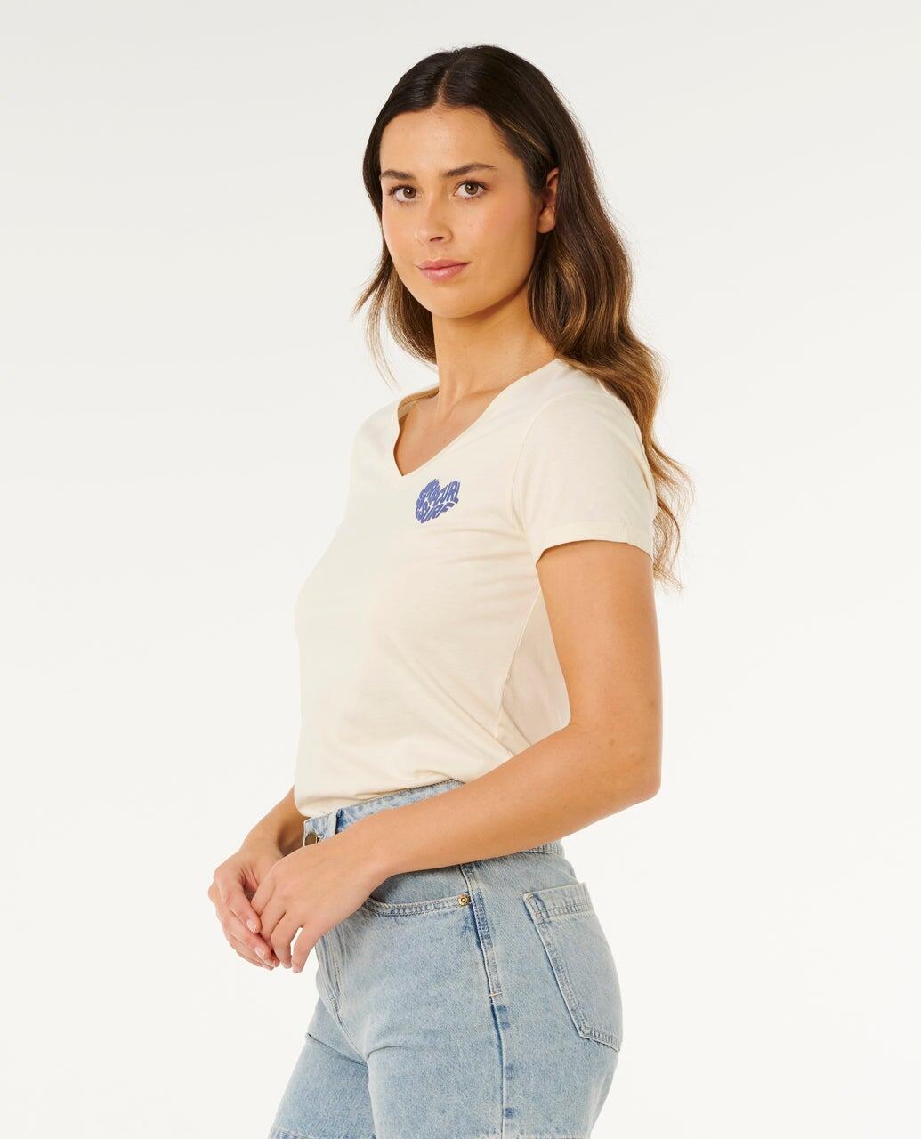 T-shirt Femme Rc Heart col V - Lily 2/6