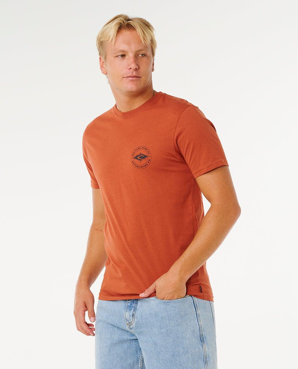 T-shirt Homme à manches courtes Staple - Baked Clay 2/6