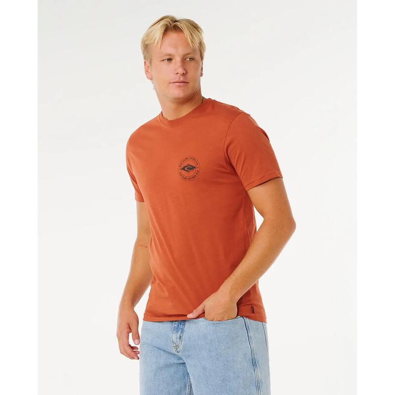 Rip Curl Staple TEE - Baked Clay