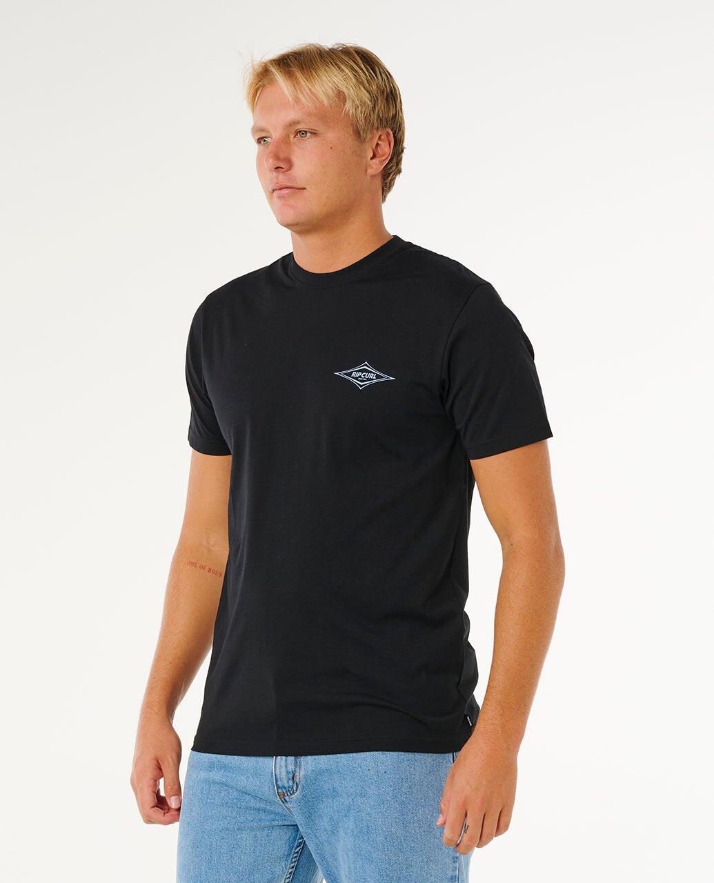 T-shirt Homem Streamline Diamond Standard Tee - Black 2/7
