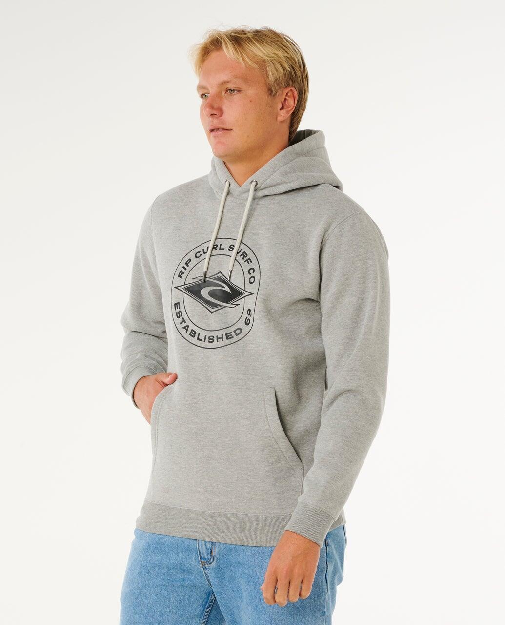 Sweat Homme Stapler à capuche - Grey Marle 2/6